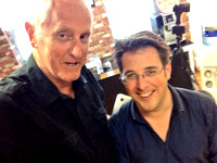 John Fry with Steadicam inventor Garrett Brown