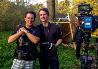 John filming in Kent with the EFP Steadicam and RED Epic camera