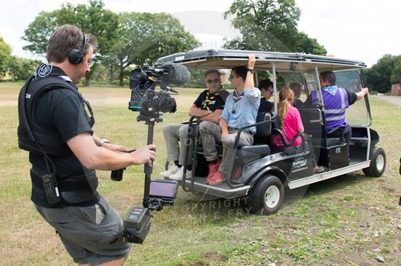Bear Grylls & David Walliams filmed on Steadicam
