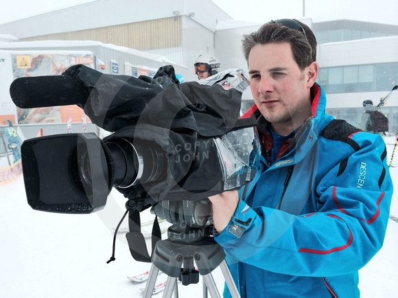 Ski filming in Austria